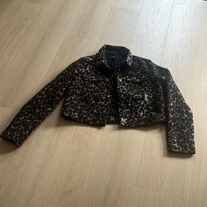 Animal print jacket